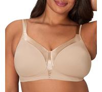 Playtex Women's 18 Hour Silky Soft Smoothing Wireless, Full-Coverage T-Shirt Bra, Single Or 2-Pack, Opaque, Nude, 44C