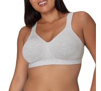 Playtex Women's 18 Hour Ultimate Lift & Support Cotton Stretch Wireless Bra Us474c Full Coverage, Opaque, Grey Heather, 40B
