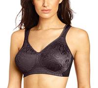 PLAYTEX Women's 18-Hour Ultimate Lift & Support Wireless Full-Coverage Bra, Everyday Comfort, Single & 2-Pack, Black, 38D