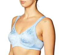 Playtex Women's 18-Hour Ultimate Lift Wireless Full-Coverage Bra, Single Or 2-Pack, Opaque, Zen Blue, 36D