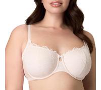 Playtex Womens Balconette Underwire Bra, Plus-Size Bras Available, Full Coverage, Convertible Straps, Lace, 4800, Heirloom White, 44E