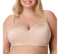 Playtex Womens Balconette Underwire Bra, Plus-Size Bras Available, Full Coverage, Moisture-Wicking, 4802, Almond, 40C