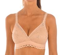Playtex Womens Classic bra without underwire and cups P0BVS woman - Beige Polyamide - Size 42B