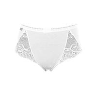 Playtex Women's Cotton & Lace Midi 2 Pack Hipster, White (Blanco), (Manufacturer Size: Medium), 2