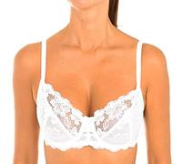Playtex Women's Essential Elegance Full Cup Underwired Non-padded wired Bra, White (Blanc 000), 38B (Manufacturer Size: 100B)