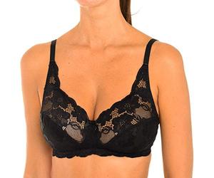 Playtex Women's Essential Elegance Full Cup Underwired Non-wired Bra, Black (Noir 001), 34B (Manufacturer Size: 90B)