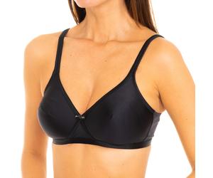 Playtex Womens non-wired bra with cups P6390 - Black Polyamide - Size 38B