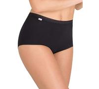 Playtex Women's Pure Cotton Maxi Brief 3 Pack, Black, Size 24 (Manufacturer Size:XXXXX-Large), 3