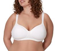 PLAYTEX Women's Secrets Balconette Coverage Wireless T-Shirt Bra for Full Figures, Us4824, White, 36C