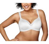 Playtex Women's Secrets Coverage Underwire, Balconette T-Shirt Bra for Full Figures, Opaque, White, 44C