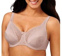 Playtex Womens Secrets Full-Figure Underwire Bra, Beautiful Lift Full-Coverage Underwire Bra, Sandshell, 42B