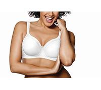 Playtex Women's Secrets Shapes & Supports Balconette Full-Figure Wirefree Bra 4824, Opaque, White, 40C