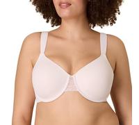 PLAYTEX Women's Underwire, Plus-Size T-Shirt Bras Available, Full Coverage, Moisture-Wicking, 4807, Heirloom White, 46D