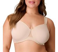 PLAYTEX Women's Underwire, Dreamwire Plus-Size Bras Available, Convertible Straps, Moisture-Wicking, 4810, Almond, 46D