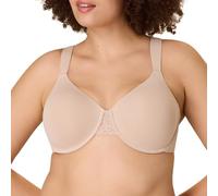 Playtex Women's Underwire, Plus-Size T-Shirt Bras Available, Full Coverage, Moisture-Wicking, 4807, Almond, 44C