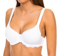 Playtex Womens underwired bra with cups P04MV - White - Size 42B