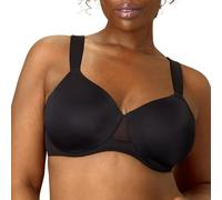 Playtex Women's Unlined Underwire Bra with Dreamwire, Plus Size Bras Available, Convertible, Moisture-Wicking, Dressed in Black, 46C