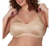Playtex Women's Wireless, 18 Hour Plus-Size Bras Available, Ultimate Lift, Moisture-Wicking, Single Or 2-Pack Full Coverage, Opaque, Nude, 46B
