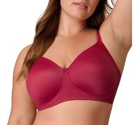 PLAYTEX Women's Wireless, Plus-Size T-Shirt Bras Available, Full Coverage, Moisture-Wicking, 4750, Digital Rose, 40C