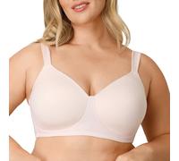 Playtex Women's Wireless, Plus-Size T-Shirt Bras Available, Full Coverage, Moisture-Wicking, 4750, Heirloom White, 40E