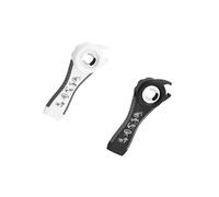 PLAYTHROUGH Multi Function Bottle Opener 2 Pack, 5 in 1 Jar Opener Easily Opens Twist Cap, Bottle Cap, Canning Lid and Can Tab (Black Gray, White Gray)