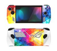 PlayVital 2 Set Protective Skin Decal for ROG Ally, Custom Stickers Vinyl Wraps for ROG Ally Handheld Gaming Console - Colorful Triangle