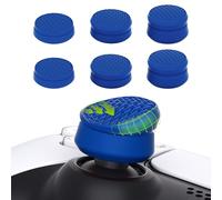 PlayVital 3 Height Armor Thumbs Cushion Caps Thumb Grips for ps5, for ps4, Thumbstick Grip for Xbox Core Wireless Controller, Thumb Grips for Xbox One, Elite Series 2, for Switch Pro - Blue