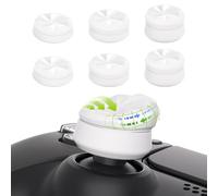 PlayVital 3 Height Hurricane Thumbs Cushion Caps Thumb Grips for ps5, for ps4, Thumbstick Grip for Xbox Core Wireless Controller, Thumb Grips for Xbox One, Elite Series 2, for Switch Pro - White