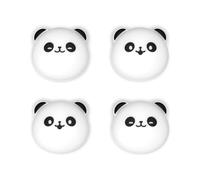 PlayVital 4 Pcs Thumb Grips for Nintendo Switch 2, Kawaii Silicone Thumbstick Caps for Joycon 2, Joystick Cover for Switch 2 Accessories - Chubby Panda