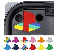 PlayVital Custom Vinyl Decal Skins for ps5 Console, Logo Underlay Sticker for ps5 9 Colors & 3 Classic Retro Styles
