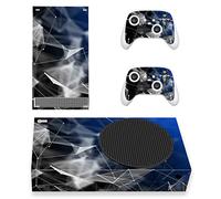 playvital Custom Vinyl Skins for Xbox Series S, Wrap Decal Cover Stickers for Xbox Series S Console Controller - 3D Polygon