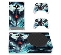 PlayVital Custom Vinyl Skins for Xbox Series S, Wrap Decal Cover Stickers for Xbox Series S Console Controller - Field of Devil