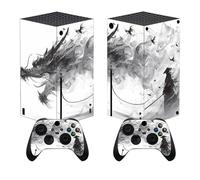 PlayVital Custom Vinyl Skins for Xbox Series X, Wrap Decal Cover Stickers for Xbox Series X Console Controller - Mistborn Dragon