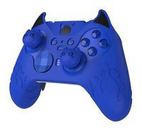 playvital Cute Demon Silicone Case Cover for Xbox Elite Wireless Controller Series 2, Kawaii Anti-Slip Shockproof Controller Skin Grip for Xbox Elite Series 2 Core with Thumb Grip Caps - Blue