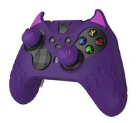 playvital Cute Demon Silicone Case Cover for Xbox Elite Wireless Controller Series 2, Kawaii Anti-Slip Shockproof Controller Skin Grip for Xbox Elite Series 2 Core with Thumb Grip Caps - Purple