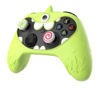 playvital Cute Silicone Skin for Xbox Series X/S Controller with Thumb Grip Caps and Stickers, for Xbox Core Controller Grip Case, Anti-Slip, Full Protection, MonoEye Monster Green