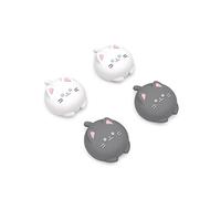 PlayVital Cutie Kitty Cute Thumb Grip Caps for PS5/4 Controller, Silicone Analog Stick Caps Cover for Xbox Series X/S, Thumbstick Caps for Switch Pro Controller
