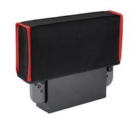 playvital Dust Cover for Nintendo Switch, Soft Neat Lining Dust Guard Dust Cover for Nintendo Switch OLED, Anti Scratch Waterproof Cover Sleeve for Switch & Switch OLED Dock - Black & Red Trim