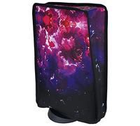 playvital Dust Cover for ps5, Waterproof Dust Guard for ps5 Console, Anti Scratch Dust proof Cover Sleeve for ps5 Console Digital Edition & Disc Edition - Surreal Lava