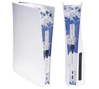 PlayVital Dust Filter and Port Plug Set for ps5 Disc & Digital Console, Breathable Anti-Dust Cover with 12 Silicone Plugs, Easy-Install Dust Proof Kit for ps5 Accessories, The Great Wave Off Kanagawa