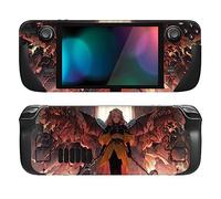playvital Full Set Protective Skin Decal for Steam Deck LCD, Custom Stickers Vinyl Cover for Steam Deck OLED - Infernal Messenger
