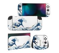 PlayVital Full Set Vinyl Skin for Switch 2,The Great Wave off Kanagawa