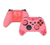 playvital Gothic Imp Series Cute Silicone Skin for Xbox Series X & S Controller, Anti-Slip Grip Silicone Cover, Protective Silicone Case for Xbox Core Controller with Thumb Grips, Peach Pink
