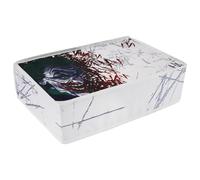 PlayVital Nylon Horizontal Dust Cover for ps5, Soft Neat Lining Dust Guard, Anti Scratch Waterproof Cover Sleeve for ps5 Console Digital Edition & Disc Edition - Clown Hahaha