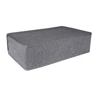 PlayVital Nylon Horizontal Dust Cover for ps5, Soft Neat Lining Dust Guard for ps5 Console, Anti Scratch Waterproof Cover Sleeve for ps5 Console Digital Edition & Disc Edition - Gray