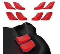 playvital Passion Red Back Button Enhancement Set for Steam Deck LCD, Grip Improvement Button Protection Kit for Steam Deck OLED - 2 Different Thickness