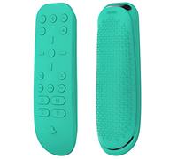 PlayVital Silicone Case for ps5 Media Remote- Shockproof Skin, Anti-Slip Grip & Dust Protection Aqua Green