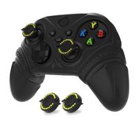 PlayVital Silicone Controller Cover for Xbox Series X/S with Thumbstick Cap & Sticker- Runes Edition Anti-Slip Grip Skin, Shockproof Protector for Xbox Core Wireless Controller(Black)