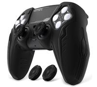 PlayVital Silicone Grip Skin for ps5 Controller - Black 1 Set