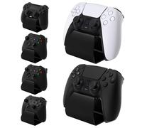 playvital Stand-AL Game Controller Stand for ps5, for ps4, Aluminium Metal Display Gamepad Holder for Xbox Series X/S, Xbox One, Switch Pro, Universal Desktop Controller Supporter, Black(2 Set)